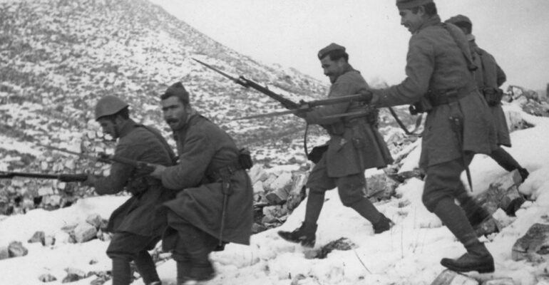 greek soldiers in the second world